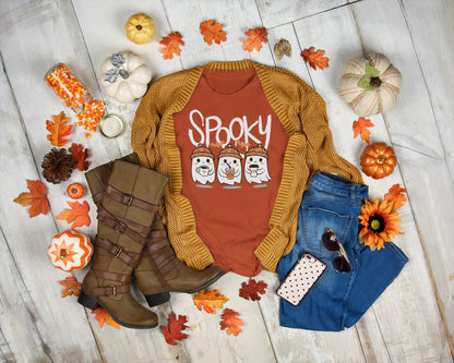 Spooky Playful Halloween Ghosts Tee