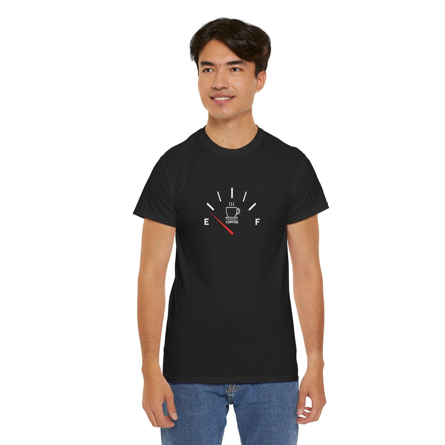 Coffee Lover Gauge Unisex Heavy Cotton Tee