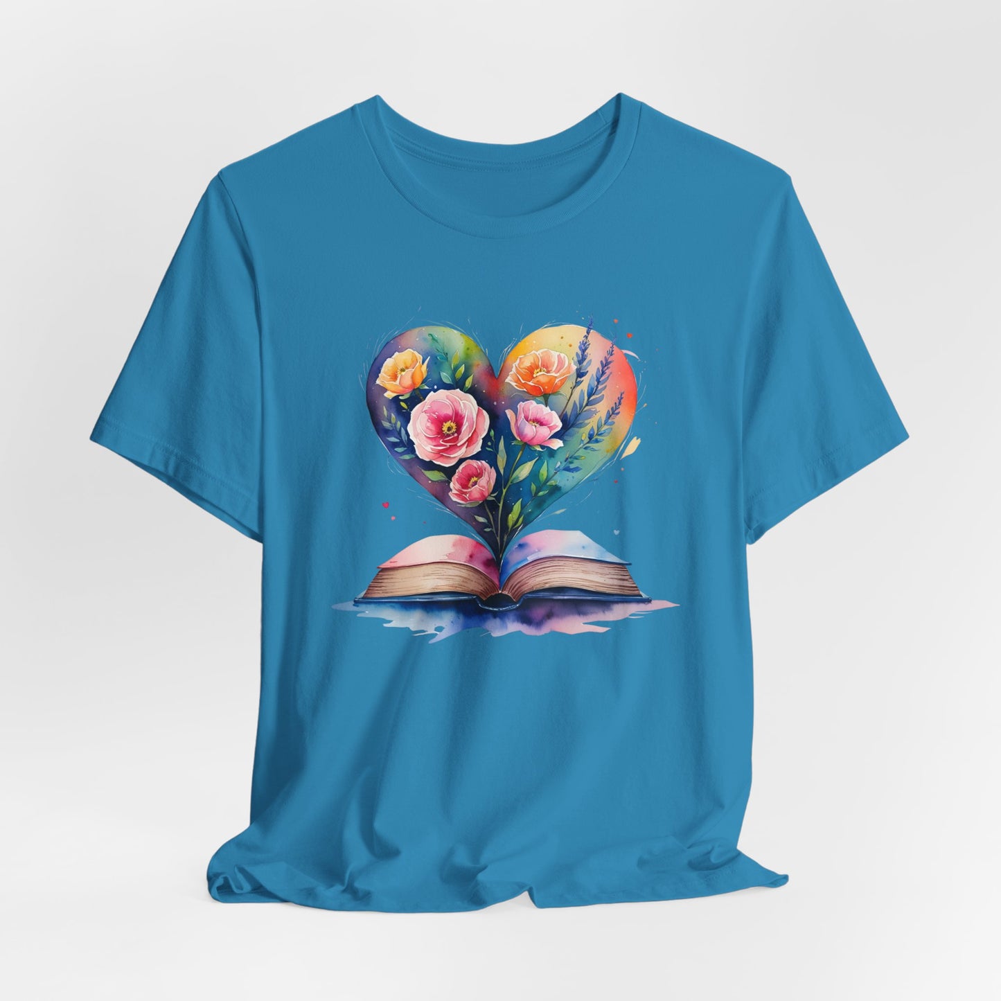 Floral Book Tee