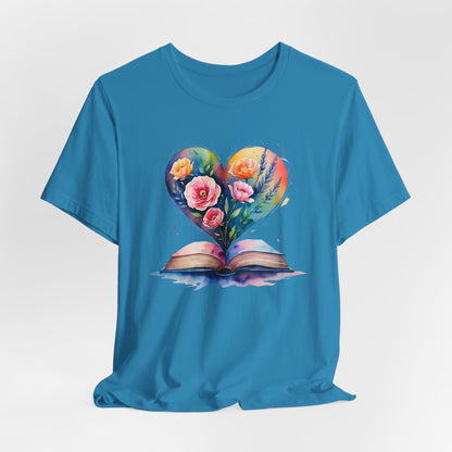 Floral Book Tee