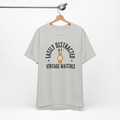 Easily Distracted by Vintage Watches Tee