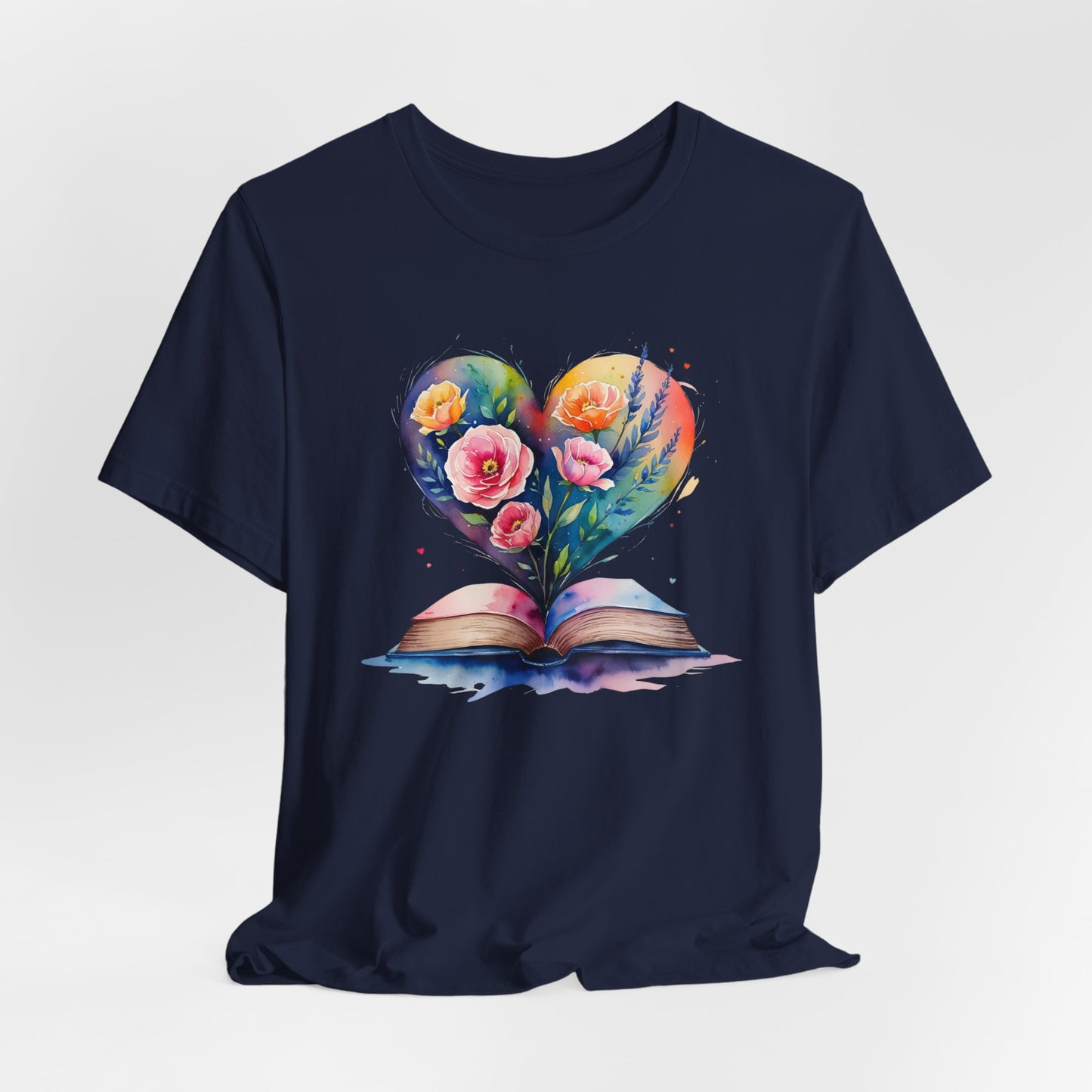 Floral Book Tee