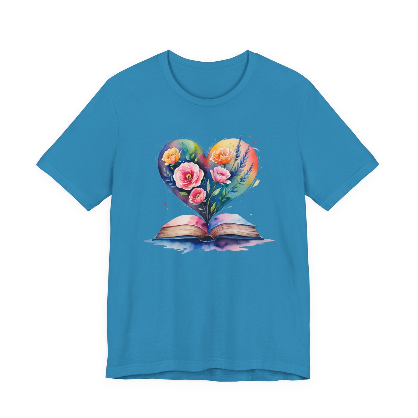 Floral Book Tee