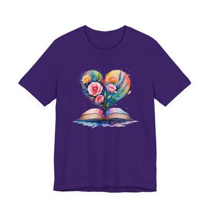 Floral Book Tee