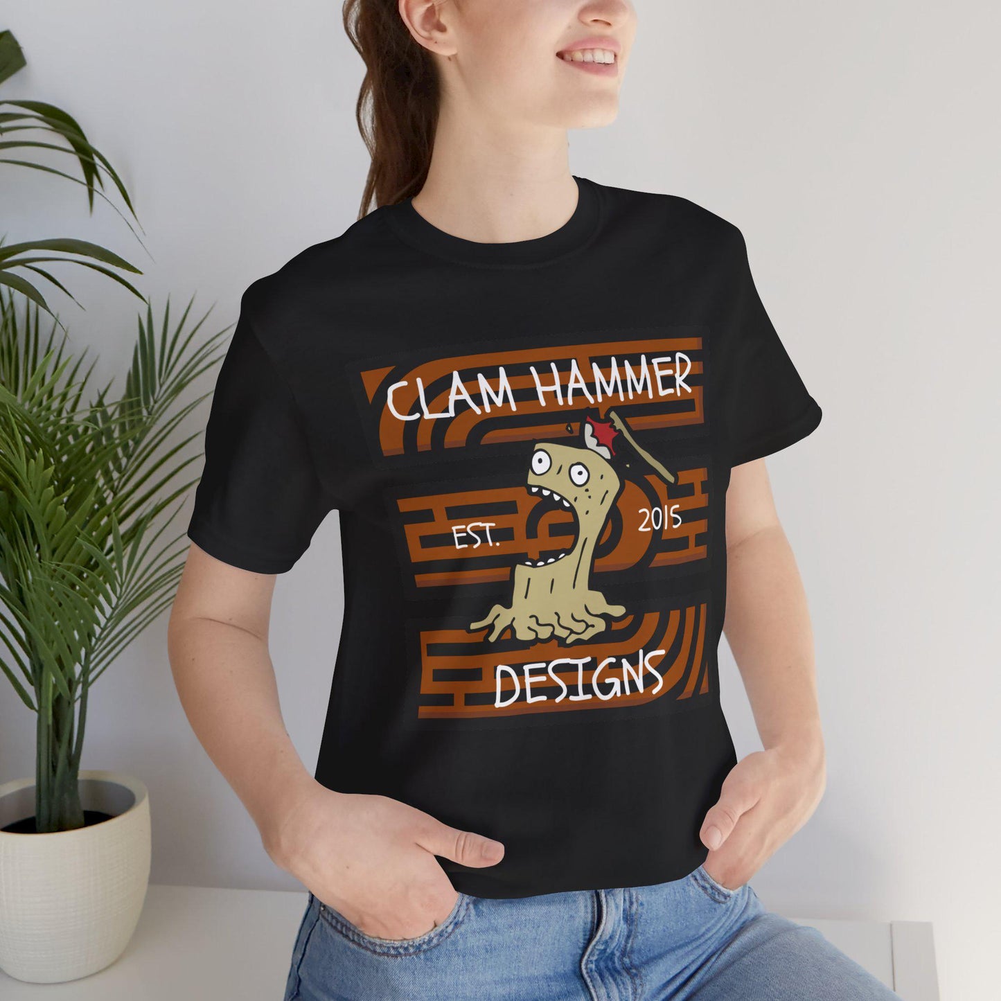Official Clam Hammer Designs Logo Unisex Jersey Tee