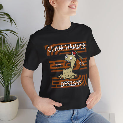 Official Clam Hammer Designs Logo Unisex Jersey Tee