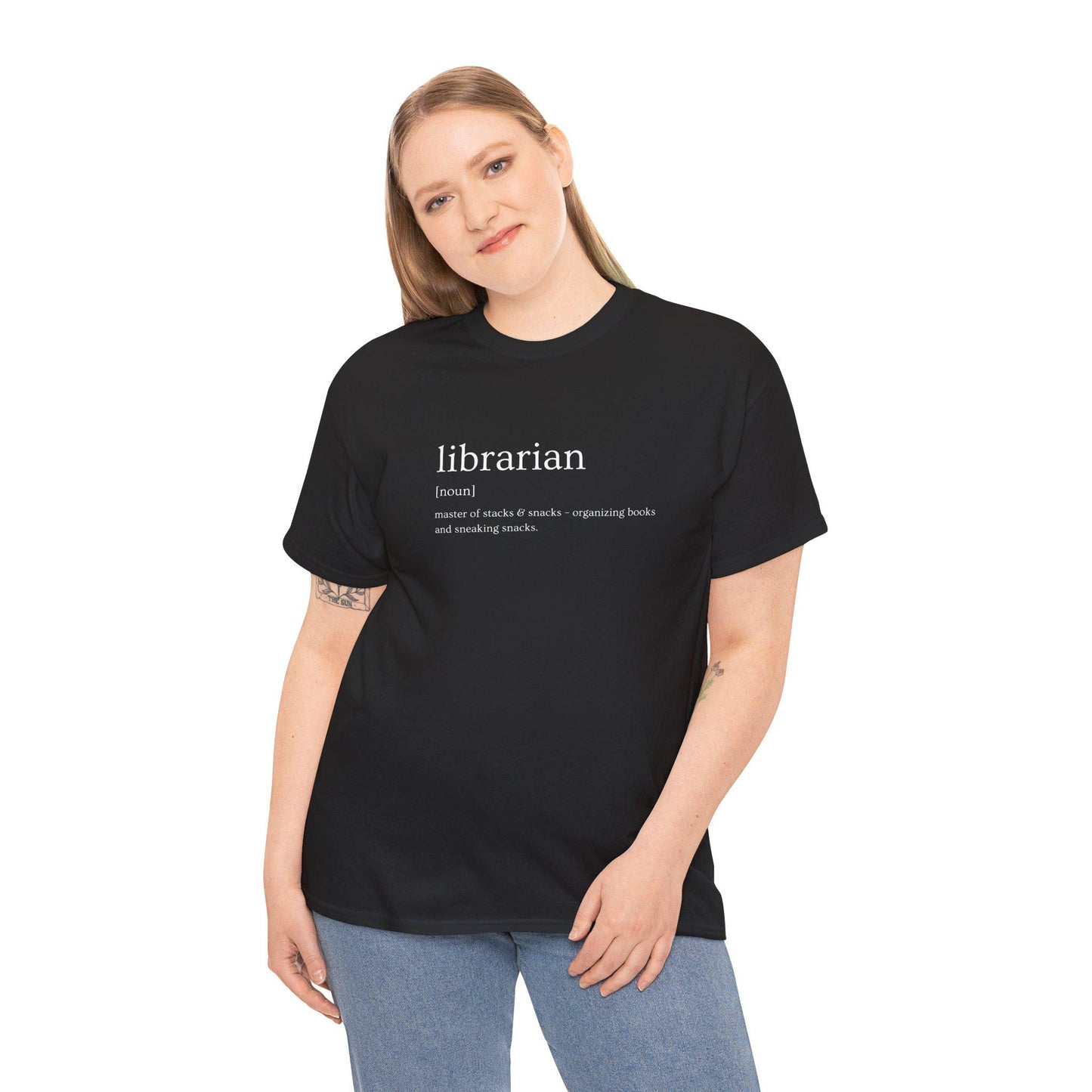Funny and Sarcastic Librarian Definition Tee Shirt