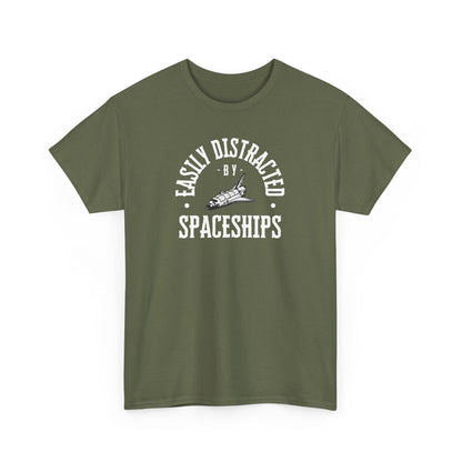 Easily Distracted By Spaceships Graphic Tee