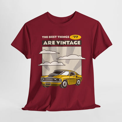 Best Things Are Vintage Personalized Tee