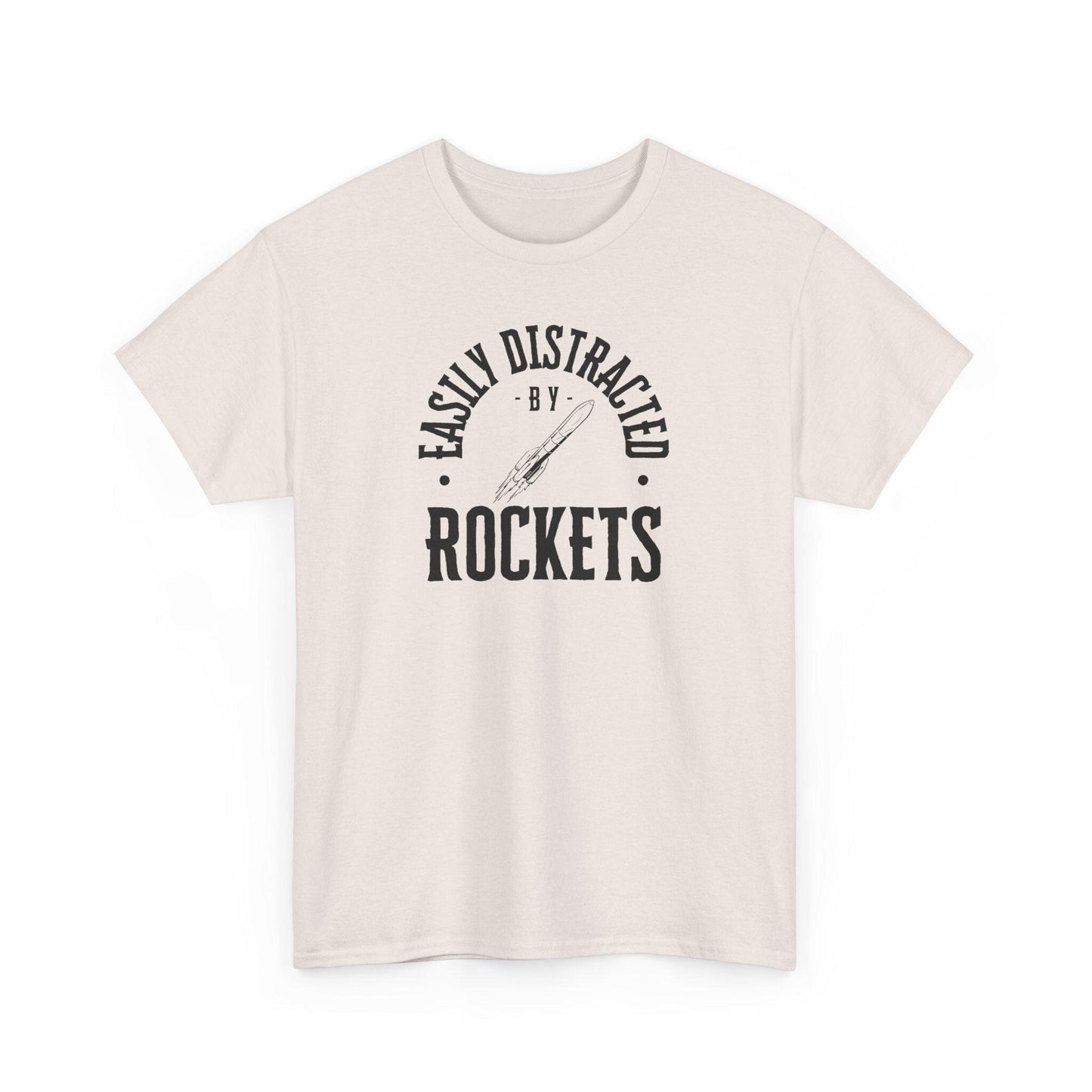 Easily Distracted By Rockets Graphic Tee