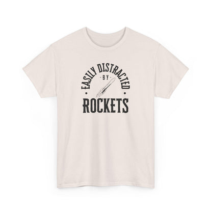 Easily Distracted By Rockets Graphic Tee