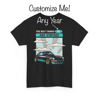 The Best Things are Vintage Personalized Car Tee