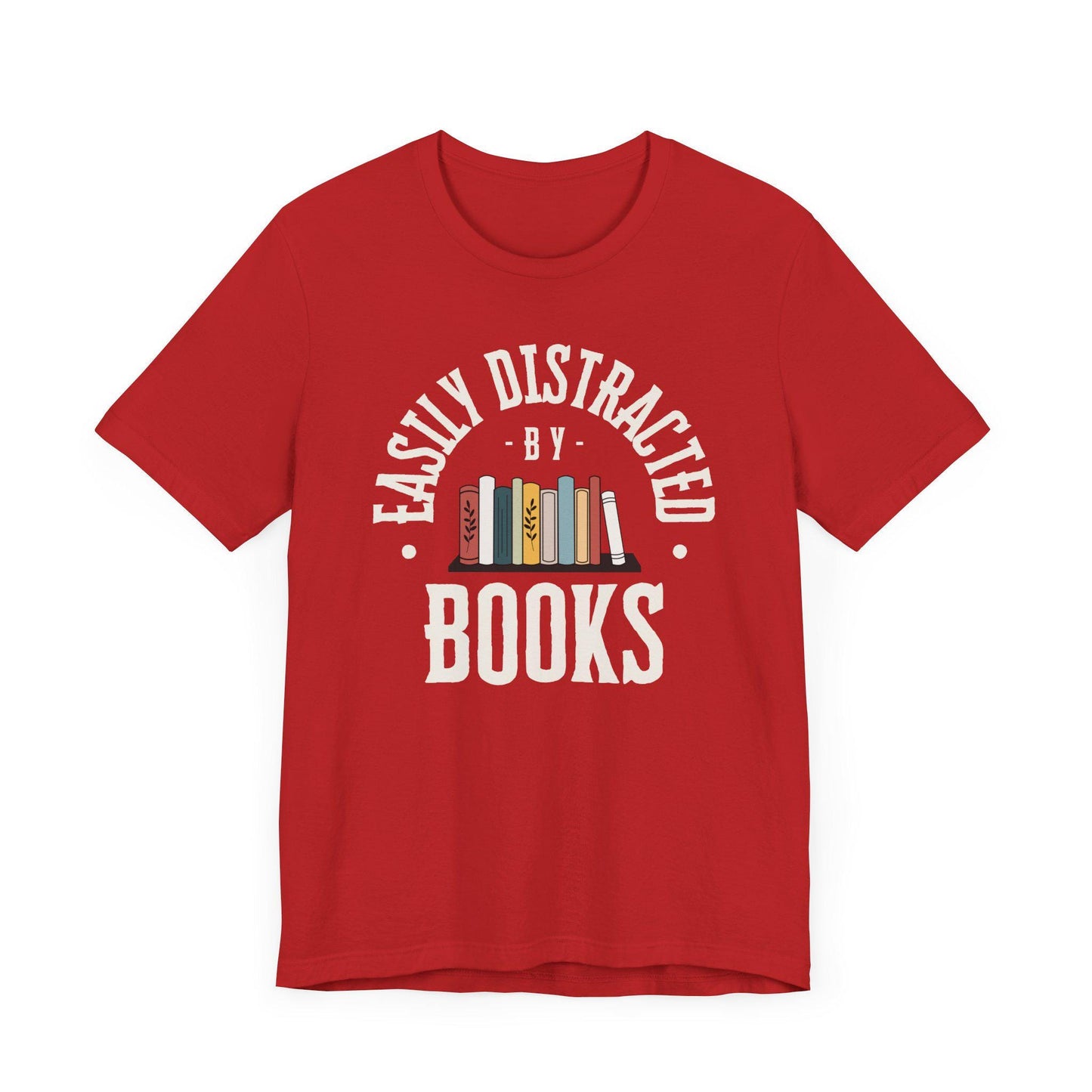 Easily Distracted by Books Graphic Shirt
