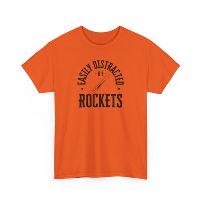 Easily Distracted By Rockets Graphic Tee