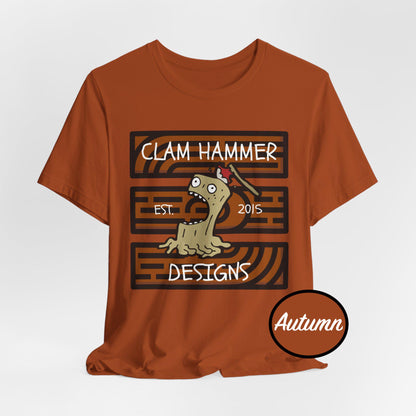 Official Clam Hammer Designs Logo Unisex Jersey Tee
