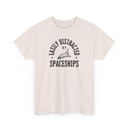 Easily Distracted By Spaceships Graphic Tee