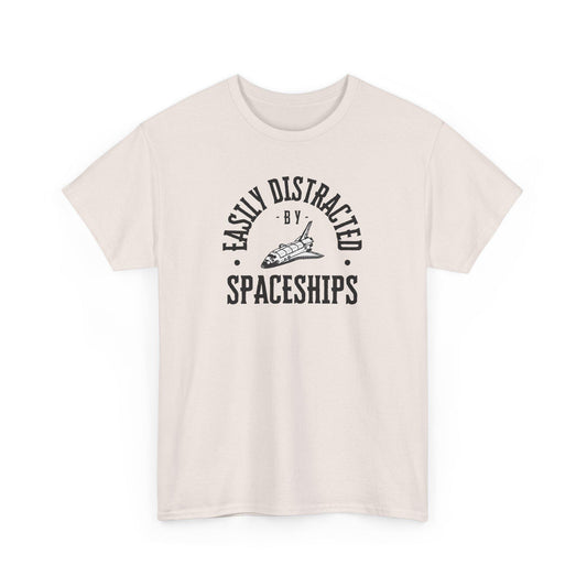 Easily Distracted By Spaceships Graphic Tee