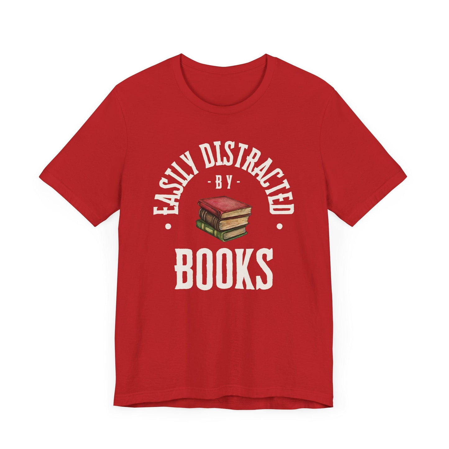 Easily Distracted by Books Graphic Shirt