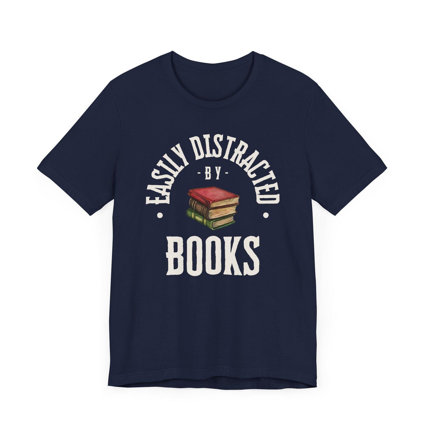 Easily Distracted by Books Graphic Shirt