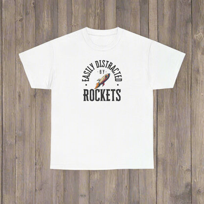 Easily Distracted By Rockets Tee