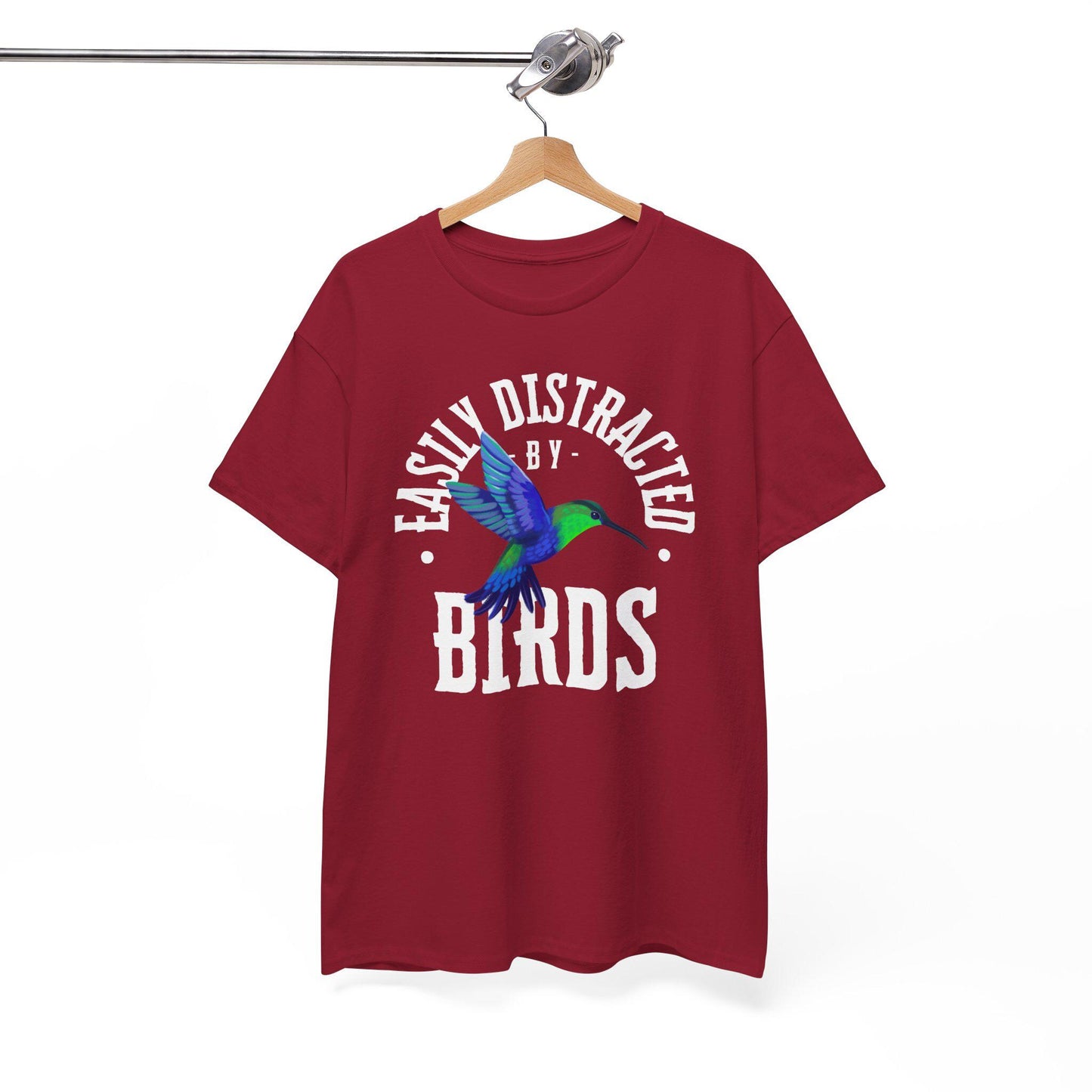 Easily Distracted by Birds Unisex T-Shirt