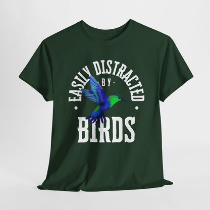 Easily Distracted by Birds Unisex T-Shirt