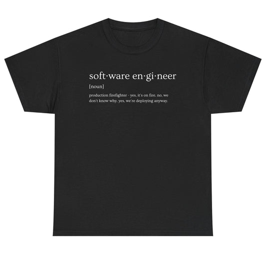 Funny Software Engineer Tee