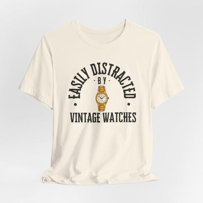Easily Distracted by Vintage Watches Tee