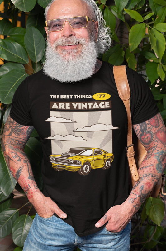 Best Things Are Vintage Personalized Tee