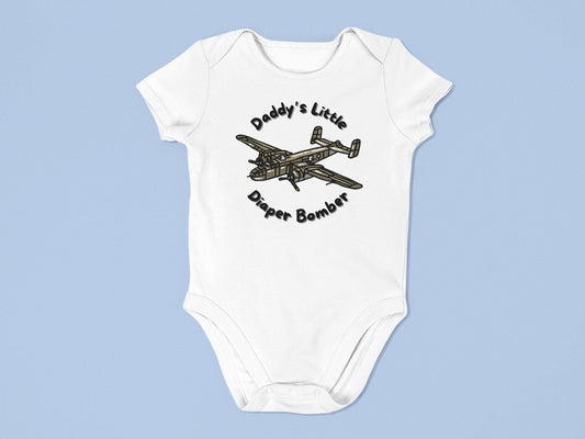 Personalized Infant Onesie with Airplane Theme