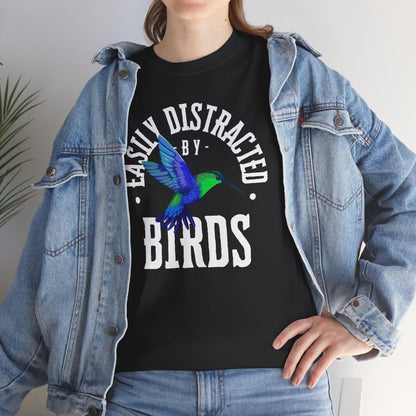 Easily Distracted by Birds Unisex T-Shirt
