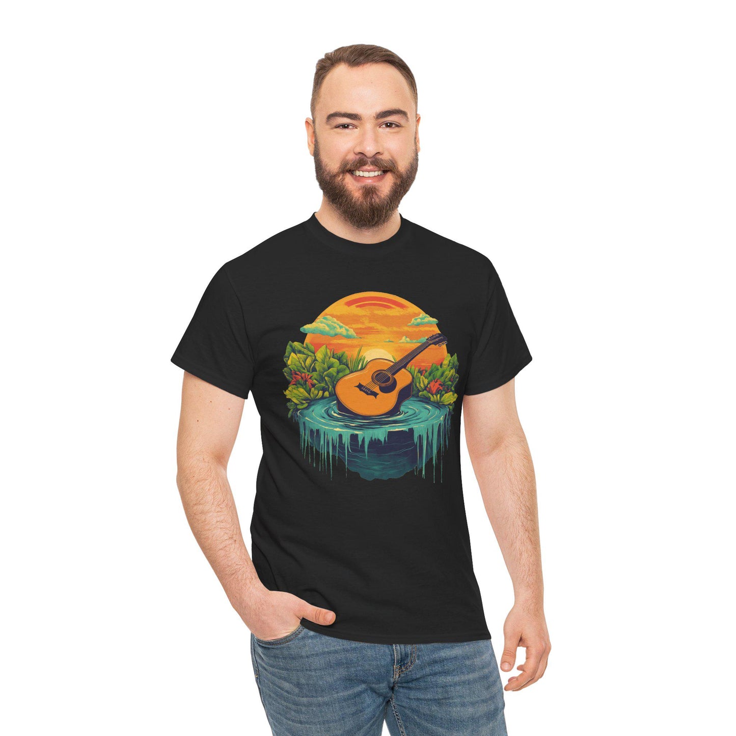 Psychedelic Guitar World Unisex Tee