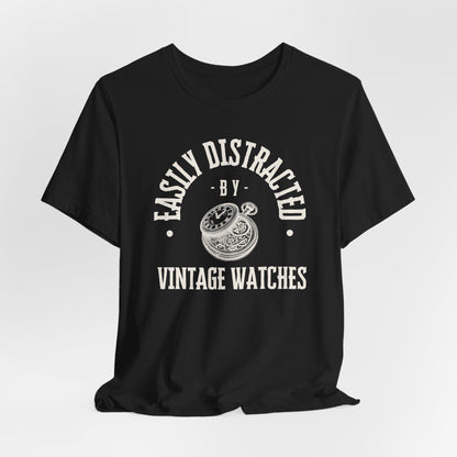 Easily Distracted by Vintage Watches Tee