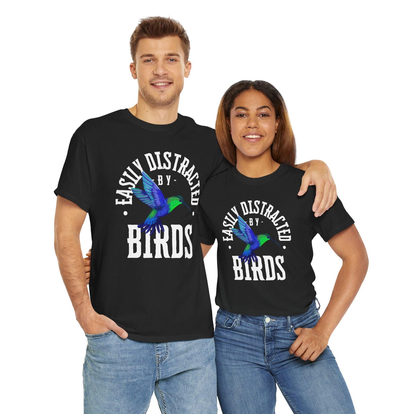 Easily Distracted by Birds Unisex T-Shirt