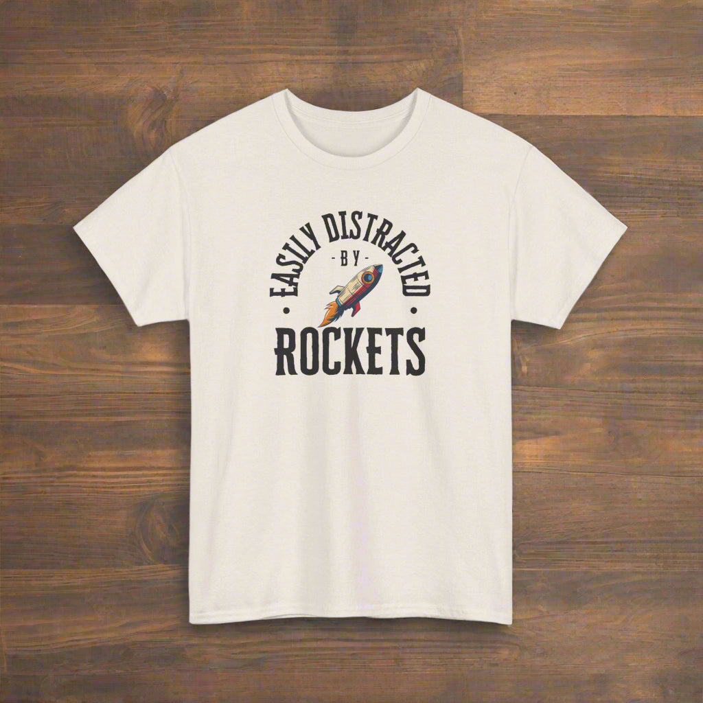 Easily Distracted By Rockets Tee