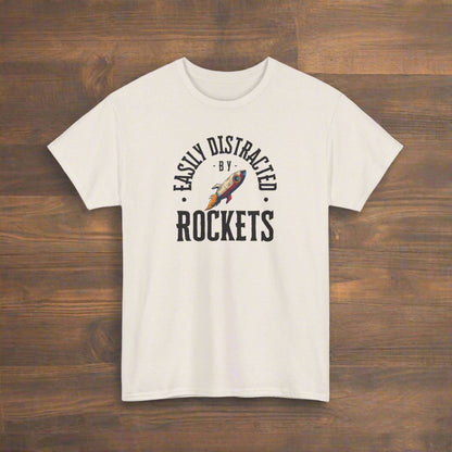 Easily Distracted By Rockets Tee